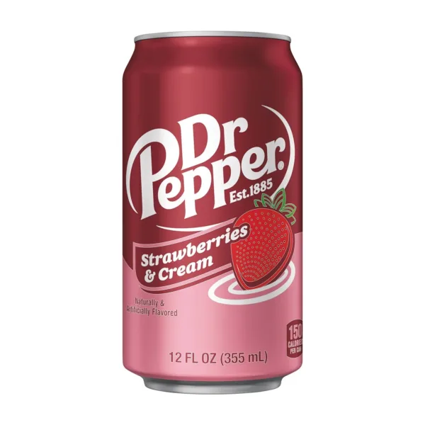 Dr Pepper aardbei & room – Unieke Amerikaanse frisdrank