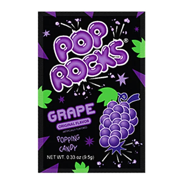 Pop Rocks Grape – Poppend Druivensnoepje 9,5g | Treathunts