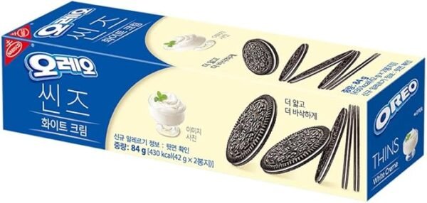 Oreo Thin Korea – Dunne White Cream Koekjes 84g