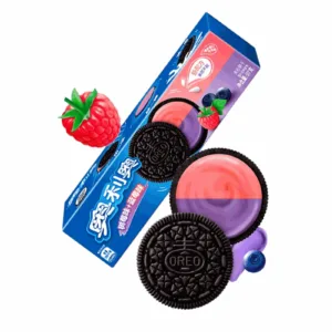 Oreo Framboos Bosbessen β Fruitige Oreo Snack 97g